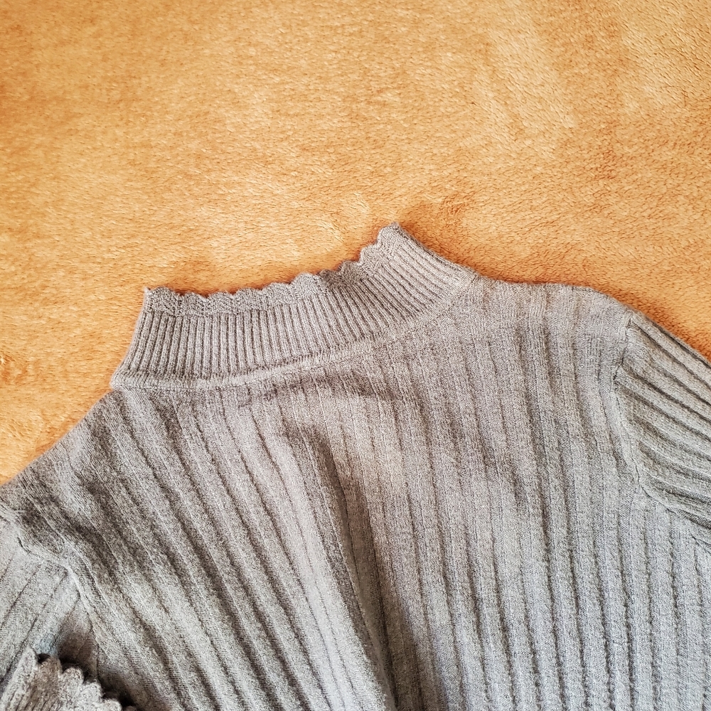 Women's High Neck Knitted Pullover Sweater Long Sleeve Warm Basic Tops Stretch